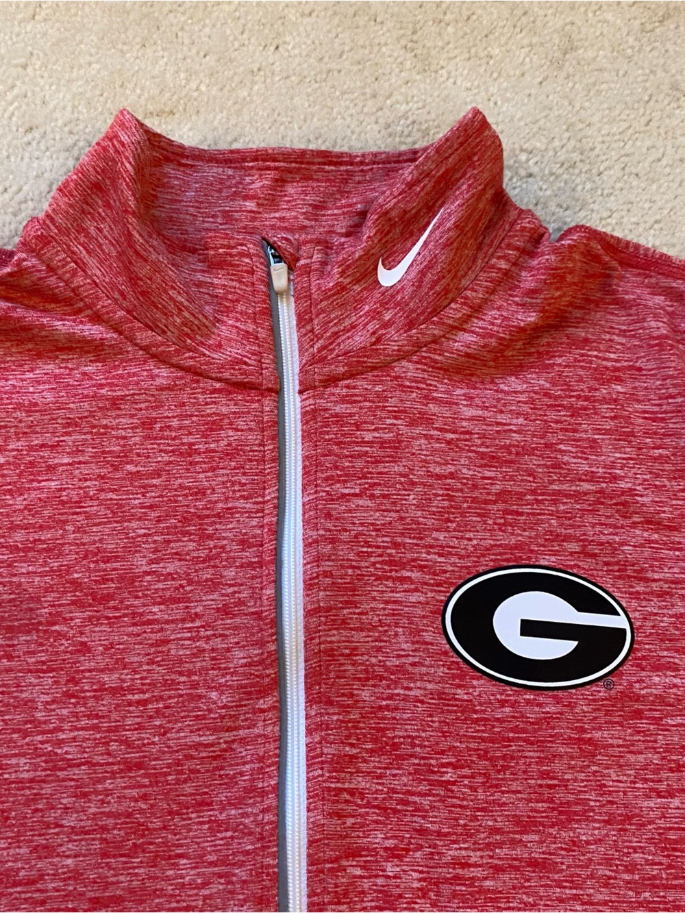 Nike Dri-FIT Georgia Bulldogs Women’s Quarter-Zip Pullover Official NCAA Size XL